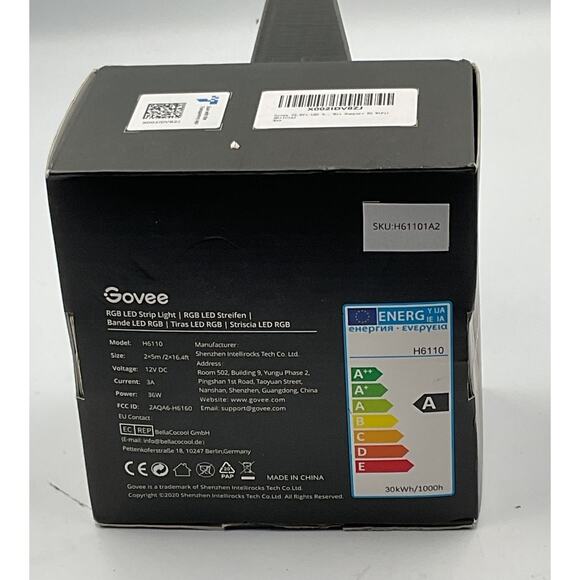 Govee H6110 Wi-Fi RGB LED Strip Light - Smart Home Lighting - Picture 2 of 4